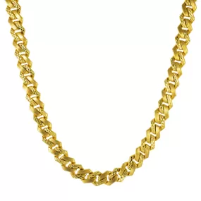 22K Yellow Gold Cuban Link Chain (83.4gm)