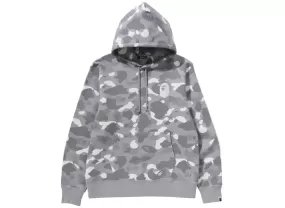 A Bathing Ape City Camo Large Ape Head Pullover Hoodie in Gray xld