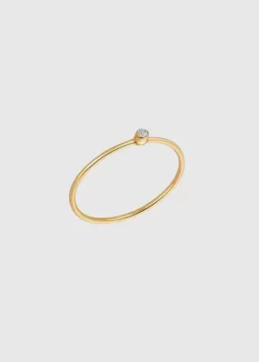 Anine Bing Stacking Ring w/Diamond