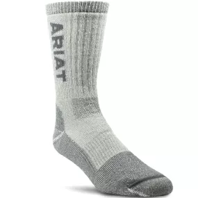 Ariat Work Mid-Weight Merino Wool Blend Steel Toe Socks