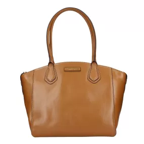 Borsa Donna Shopper THE BRIDGE linea Costanza in Pelle color Biscotto