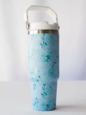 Everyday Water Bottle - Blue Floral