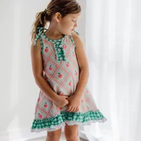 Gown With Bloomers - Peaches Plaid