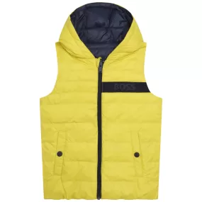 Hugo Boss Boys Down Vest _Yellow J26486-616