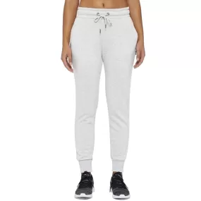 INSPORT WOMEN'S CHLOE SLIM FIT WHITE MARLE TRACKPANTS