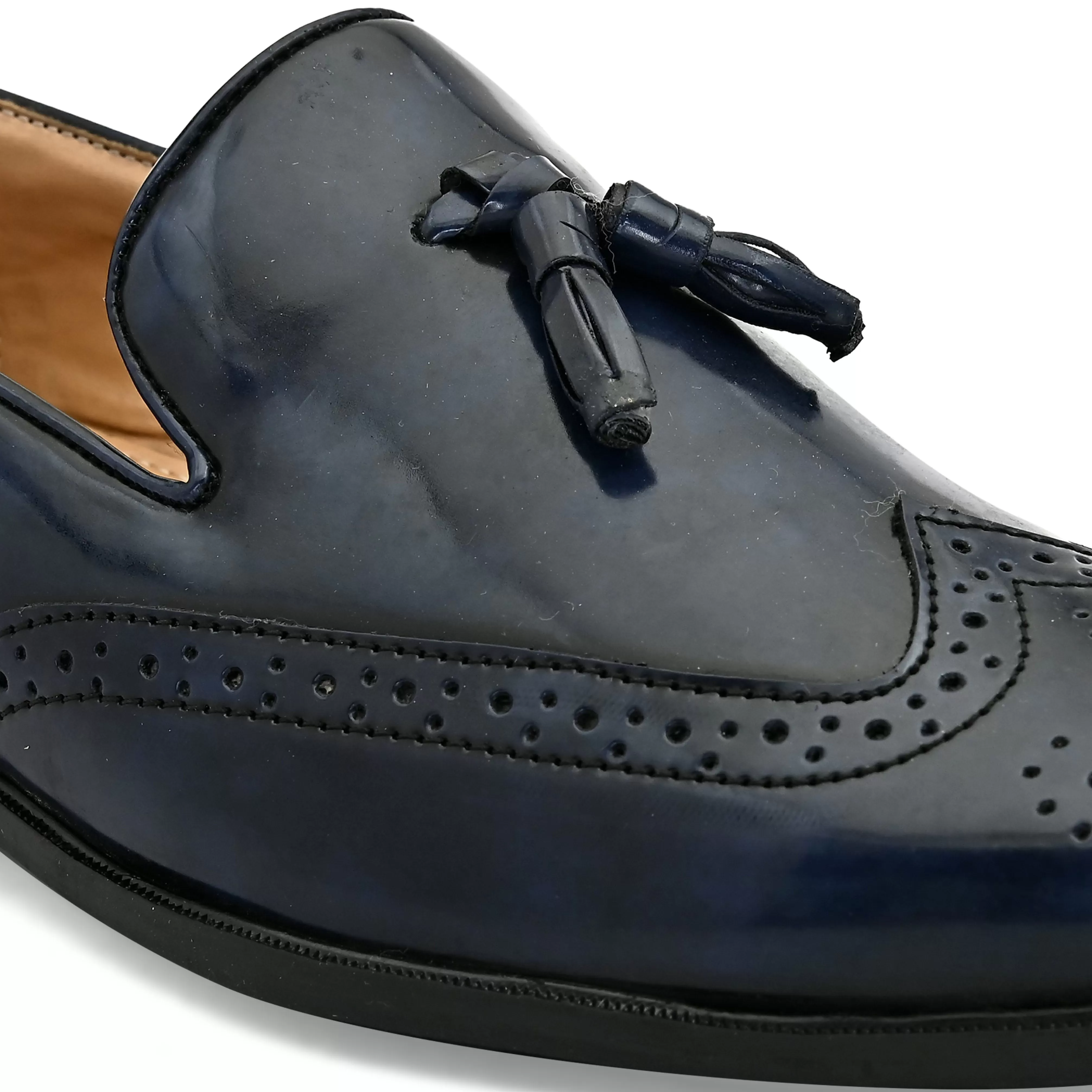 Legacy Blue Tassel Loafers