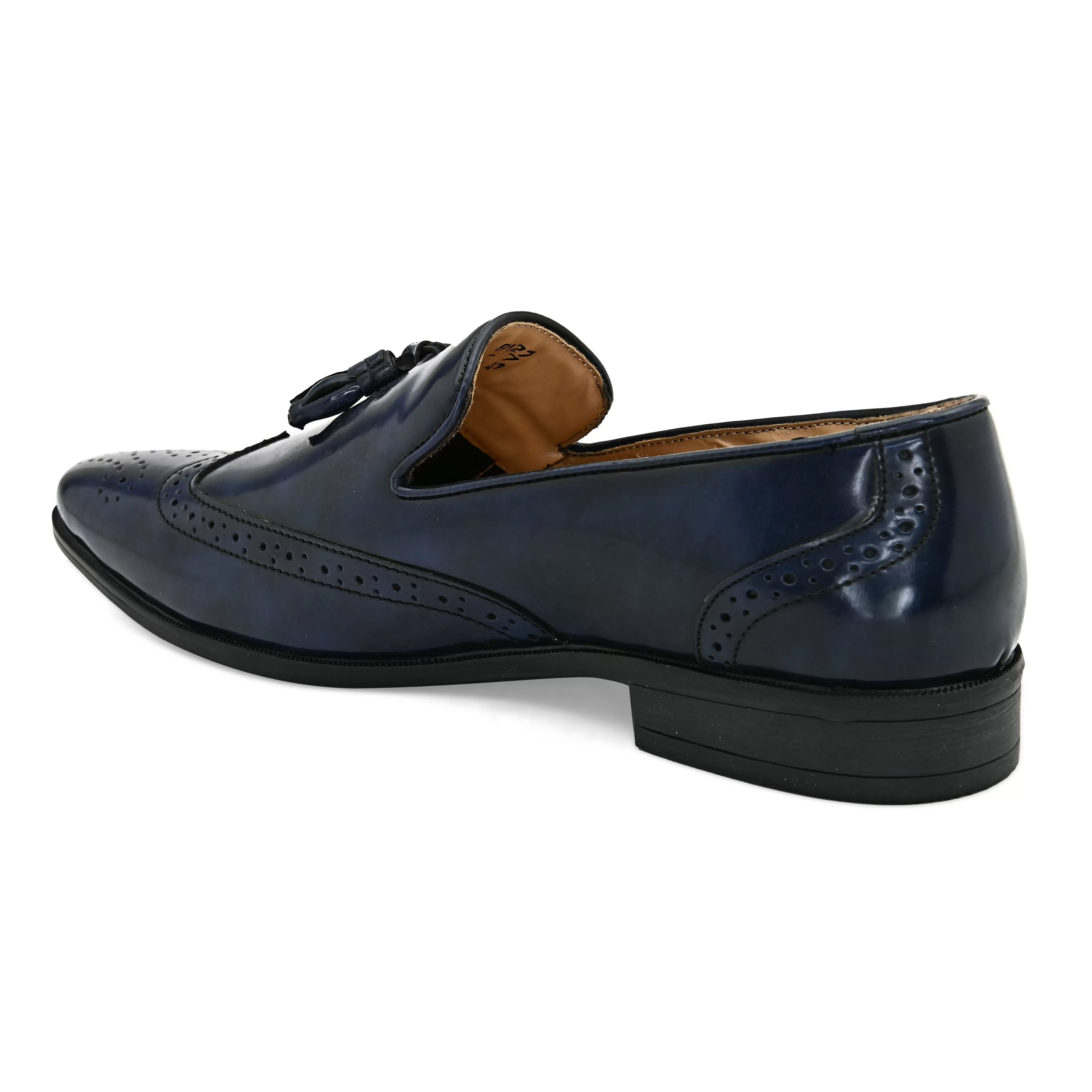 Legacy Blue Tassel Loafers