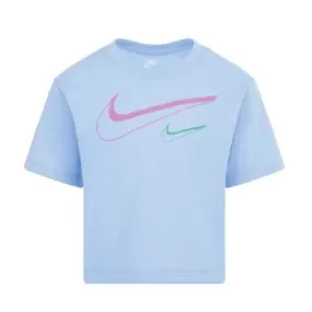 Nike T-shirt Crop Logo Swoosh Kids