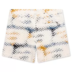 Printed "A" Fleece Sweatshorts - Multi