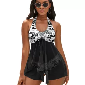 Split Skirt Swimsuit (QZ6081) Split skirt suit