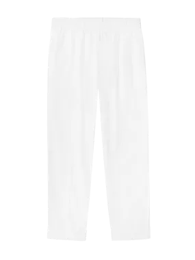 YARROW CRISP POPLIN PANT (WHITE) - WYETH